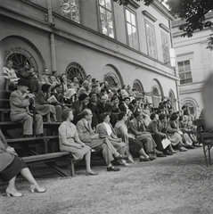 Magyarország, Budapest V., Károlyi kert, koncert., 1961, Kotnyek Antal, zeneművészet, nézőtér, Budapest, Fortepan #18690