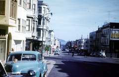 Amerikai Egyesült Államok, San Francisco,Kalifornia állam, a Powell Street a Sutter Street-től északra., 1956, Haas Lajos dr, színes, utcakép, Fortepan #187349