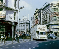 Egyesült Királyság, London, Haymarket a Picadilly Circus felé nézve., 1964, Fortepan/Album018, színes, Fortepan #187407