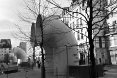 France, Paris, Place Georges Pompidou a Rue Saint-Martin felé nézve., 1978, Fortepan/Album018, Fortepan #187424