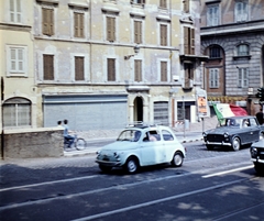 Olaszország, Róma, Lungotevere dei Tebaldi, szemben a Via dei Pettinari torkolata., 1964, Fortepan/Album018, színes, Fortepan #187467