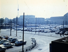 Germany, Hannover, kilátás a főpályaudvar felől a Lister Meile bevásárlóutca és a Fernroder Strasse felé., 1968, Fortepan/Album018, Fortepan #187477