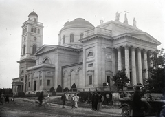 Magyarország, Eger, Főszékesegyház., 1931, Hirschler Károly, kerékpár, Fortepan #187563