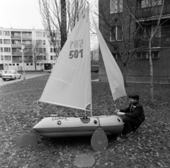 Magyarország, Budapest X., Alkér utca, balra a háttérben a Harmat utca 78., jobbra a Harmat utca 75/a számú ház., 1982, Szalay Béla, Budapest, Fortepan #187642