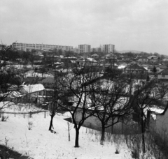 Magyarország, Salgótarján, kilátás a Losonci utca felől a Kemerovó-lakótelep felé., 1979, Szalay Béla, Fortepan #187806