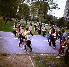 Magyarország, Budapest XI., Bogdánfy utca, BEAC sporttelep., 1981, Szalay Béla, színes, Budapest, Fortepan #188088