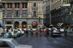 Ausztria, Bécs, Habsburgergasse, keresztben a Graben, szemben a Jungferngasse., 1969, Fortepan/Album040, Fortepan #188415