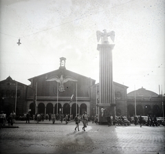 Németország, München, főpályaudvar (Hauptbahnhof)., 1936, Lőrincze Judit, Fortepan #188493