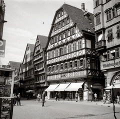 Németország, Stuttgart, Marktplatz., 1936, Lőrincze Judit, Fortepan #188495