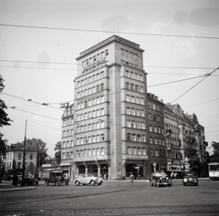 Németország, Drezda, Albertplatz, Paulickhochhaus., 1936, Lőrincze Judit, Fortepan #188540