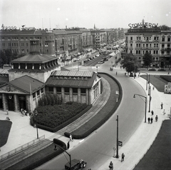 Németország, Berlin, Wittenbergplatz a Kaufhaus des Westens (KaDeWe)-ből nézve, szemben a Kleiststrasse., 1936, Lőrincze Judit, Fortepan #188572