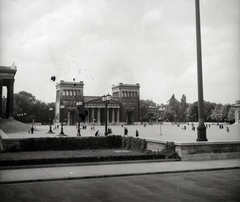 Németország, München, Königsplatz (ekkor Königlicher Platz), Propyläen (Leo von Klenze, 1862.)., 1936, Lőrincze Judit, Fortepan #188634