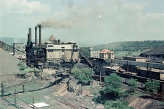 Magyarország, Pécs, Pécsi Hőerőmű, szénosztályozó és szénrakodó., 1959, Lőrincze Judit, színes, Fortepan #188788