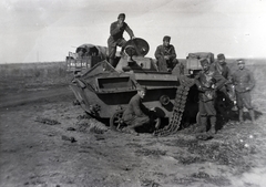 1942, Merza József, T-60 tank, Fortepan #188832