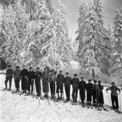 1940, Magyar Földrajzi Múzeum / Lang Sándor, skiing, Fortepan #188895