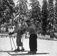 1940, Magyar Földrajzi Múzeum / Lang Sándor, skiing, Fortepan #188896