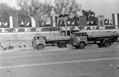 Hungary, Budapest XIV., Ötvenhatosok tere (Felvonulási tér)., 1978, Orosz István, 1st of May parade, Budapest, Fortepan #188995