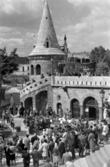 Magyarország, budai Vár,Halászbástya, Budapest I., 1962, Palkó Zsolt, Budapest, koncert, Fortepan #189099