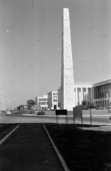 Olaszország, Róma, Piazza Guglielmo Marconi, Obelisco di Marconi., 1960, Palkó Zsolt, obeliszk, emlékmű, Fortepan #189119