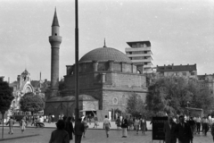 Bulgaria, Sofia, Mária Lujza hercegnő (Georgi Dimitrov) sugárút, a Banja basi mecset., 1963, Ungvári György, mosque, Fortepan #189228