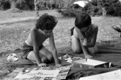 1965, Ungvári György, board game, Fortepan #189300