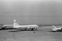 Hungary, Ferihegy (now - Ferenc Liszt) International Airport, Budapest XVIII., 1965, Ungvári György, Hungarian Airlines, Aeroflot airlines, Budapest, Fortepan #189307