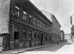 Magyarország, Budapest VIII., Tömő utca a Nagy Templom utca felé nézve., 1960, UVATERV, Budapest, utcakép, bérház, Fortepan #189961