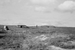 Oroszország, Tyim, magyar fedezékek., 1942, Erky-Nagy Tibor, Szovjetunió, keleti front, második világháború, Fortepan #19000