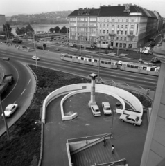 Magyarország, Budapest IX., Boráros tér, Petőfi híd pesti hídfő., 1983, UVATERV, Budapest, Fortepan #190045