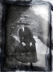 1911, Zagyva Tiborné, woman, hat, Fortepan #190290