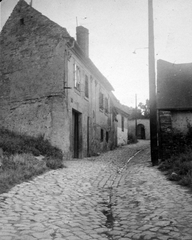 Magyarország, Tabán, Budapest I., Holdvilág utca., 1930, Jankovszky György, utcakép, kockakő, Budapest, Fortepan #19069