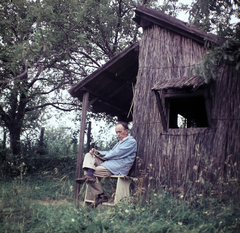 Hungary, Bernáth Aurél festőművész., 1966, Szalay Zoltán, colorful, Fortepan #190974