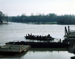 Magyarország, Szeged, a tápéi komp., 1981, Szalay Zoltán, színes, Fortepan #190985