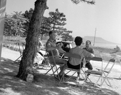 Magyarország, Balatongyörök, Büfé a 71- es főút mellett, a Szépkilátó parkolójával szemben., 1960, Kotnyek Antal, mercedes w120, Fortepan #19104