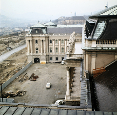 Magyarország, budai Vár, Budapest I., Budavári Palota (korábban Királyi Palota), a Hunyadi udvar felújítása., 1980, Szalay Zoltán, színes, Budapest, Fortepan #191186