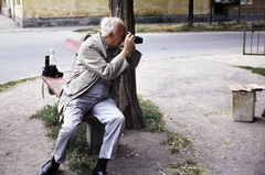 Magyarország, Esztergom, André Kertész fotóművész., 1984, Szalay Zoltán, színes, fotózás, fényképezőgép, Fortepan #191192