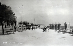 Málta, Sliema, Ghar Id - Dud., 1928, Kieselbach Gyula, tipográfia, felirat, Fortepan #191378