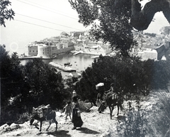 Horvátország,Adria, Dubrovnik, a város látképe kelet felől., 1938, Kieselbach Gyula, szamár, Fortepan #191420