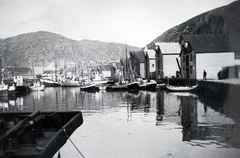 Norvégia, Hammerfest, kikötő., 1935, Kieselbach Gyula, Fortepan #191430