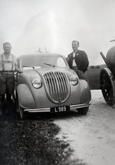 1937, Kieselbach Gyula, Steyr-márka, automobil, Steyr 50/55 Baby, rendszám, Fortepan #191453