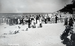 Lettország, Jūrmala, tengerpart, strand., 1936, Kieselbach Gyula, Fortepan #191482