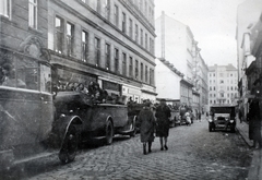 Ausztria, Bécs, Marktgasse a Newaldgasse felé nézve., 1932, Kieselbach Gyula, Fortepan #191488