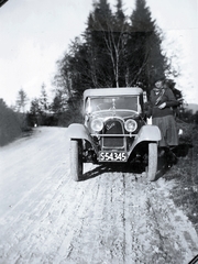 Ausztria, 1932, Kieselbach Gyula, automobil, rendszám, lányok-járművek, Fortepan #191505