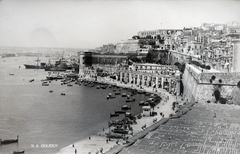 Málta, Valletta, Nagy Kikötő., 1928, Kieselbach Gyula, Fortepan #191510