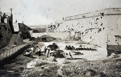 Malta, Bormla, Verdala erőd (Fort Verdala), ekkor hadifogolytábor., 1919, Kieselbach Gyula, Fortepan #191541