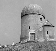 Magyarország, Öskü, kerek templom, rotunda., 1959, Kotnyek Antal, műemlék, épített örökség, templom, Fortepan #19155