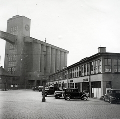 Norvégia, Oslo, Vippetangen, gabonasiló., 1939, Kieselbach Gyula, Fortepan #191585