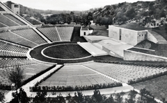 Németország, Berlin, Waldbühne, az 1936. évi nyári olimpiai játékokra épített szabadtéri színpad., 1936, Kieselbach Gyula, Fortepan #191614