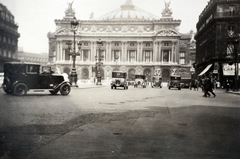 Franciaország, Párizs, Place de l'Opéra, az Operától jobbra a Boulevard des Capucines torkolata., 1930, Kieselbach Gyula, Fortepan #191652