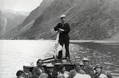 Norvégia, Gudvangen, Nærøyfjord., 1935, Kieselbach Gyula, fjord, Fortepan #191700